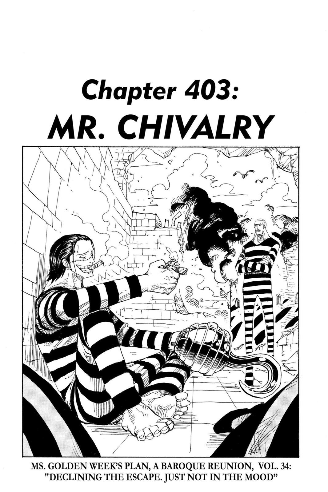 One Piece, Chapter 403 image 01