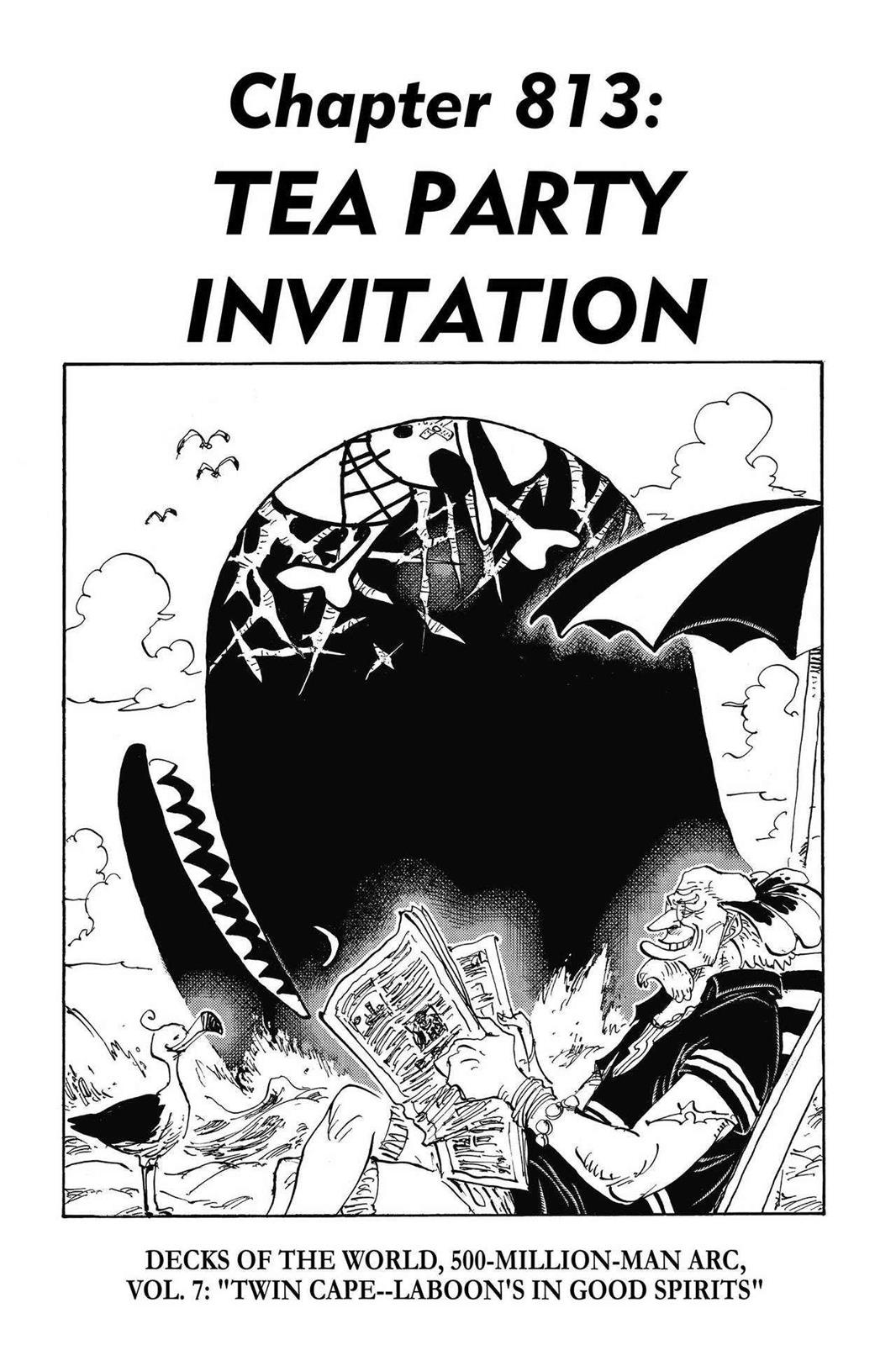 One Piece, Chapter 813 image 01