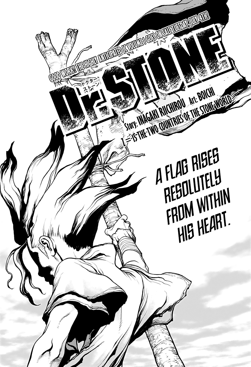 Dr.Stone, Chapter 15  The two countries of the stone world image 01