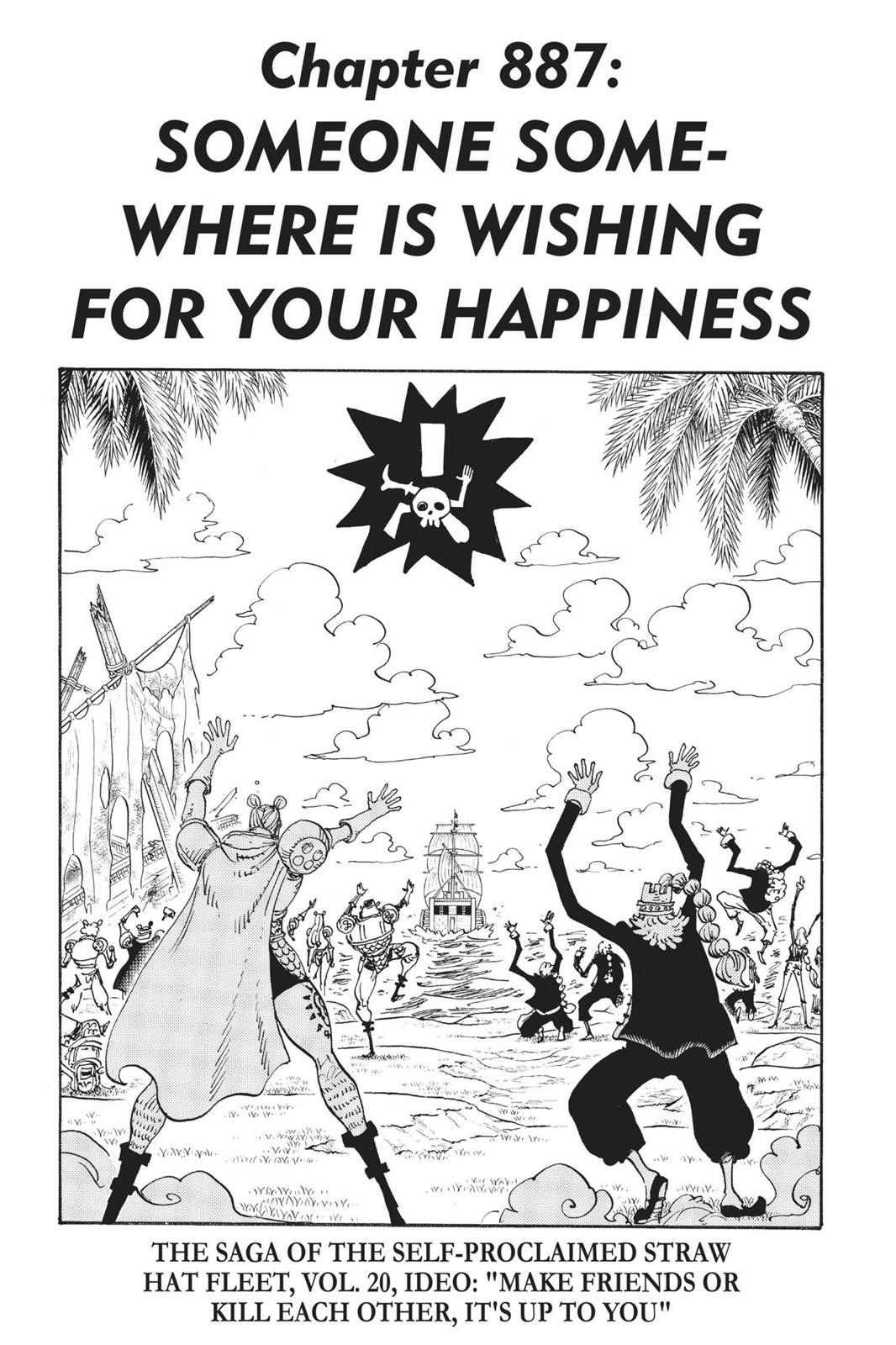 One Piece, Chapter 887 image 01