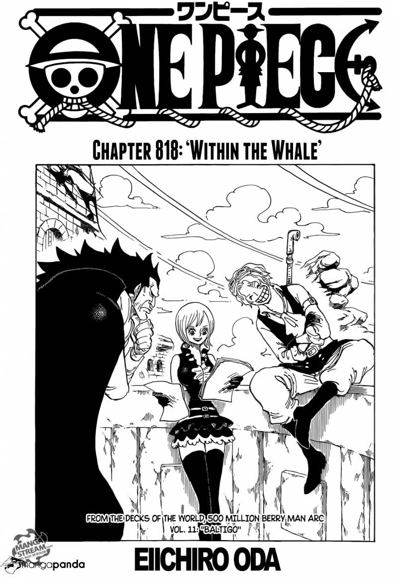 One Piece, chapter 818 image 01