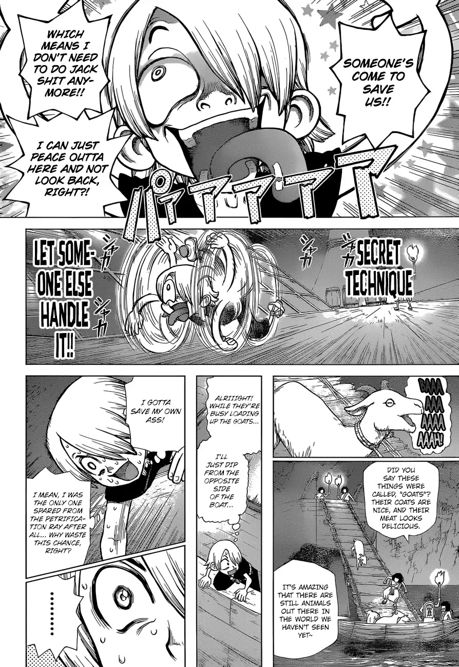 Dr.Stone, Chapter 109 The Great Escape image 05