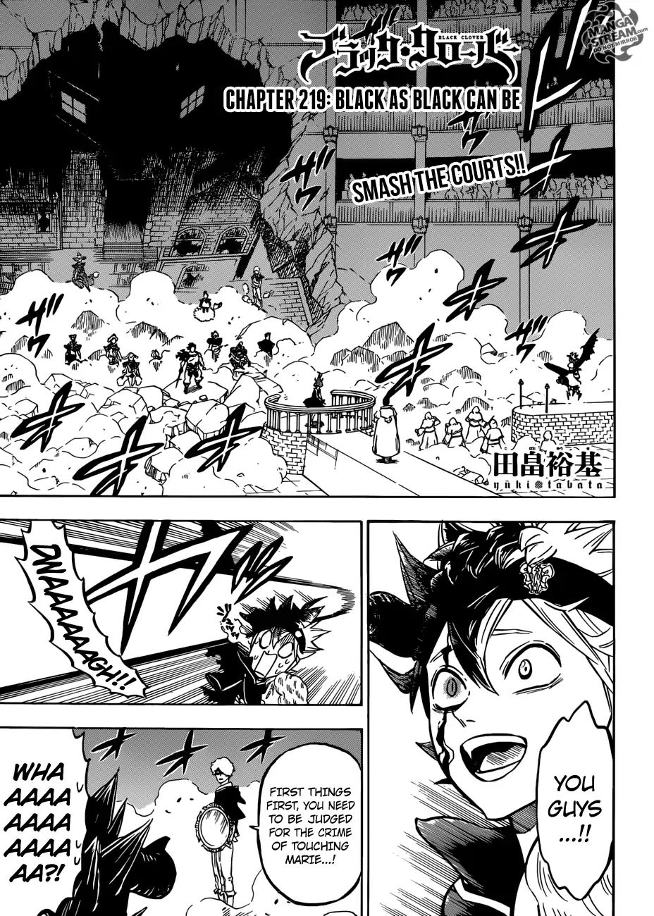 Black Clover, Chapter 219 Black As Black Can Be image 01