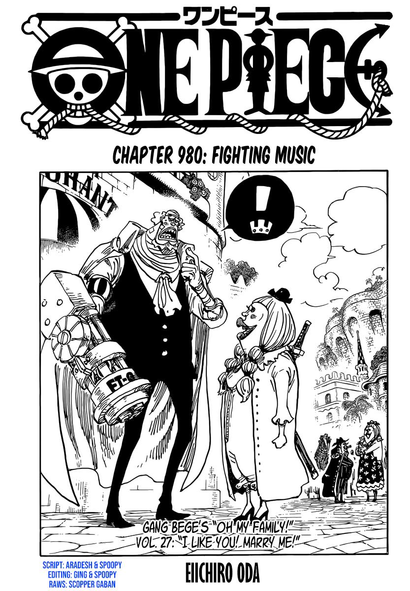 One Piece, chapter 980 image 01