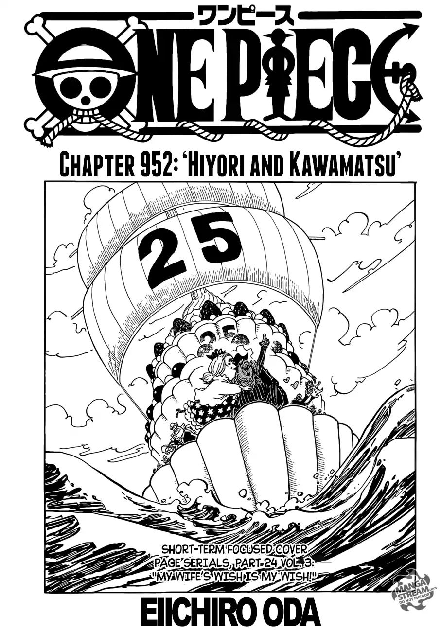 One Piece, chapter 952 image 01