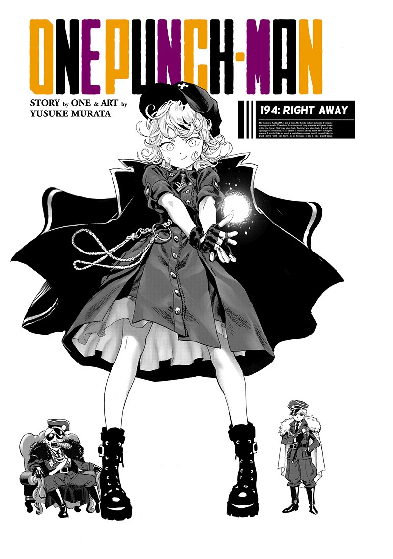 One Punch Man, Chapter 194 image onepunch_man_194_1