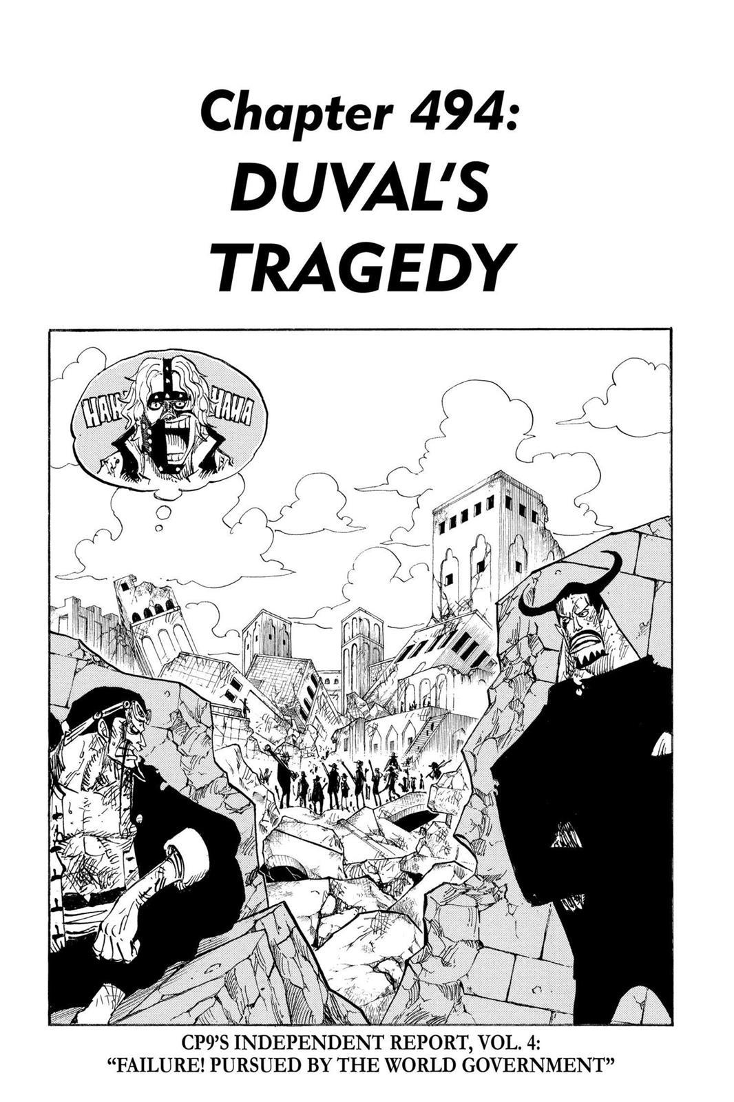 One Piece, Chapter 494 image 01