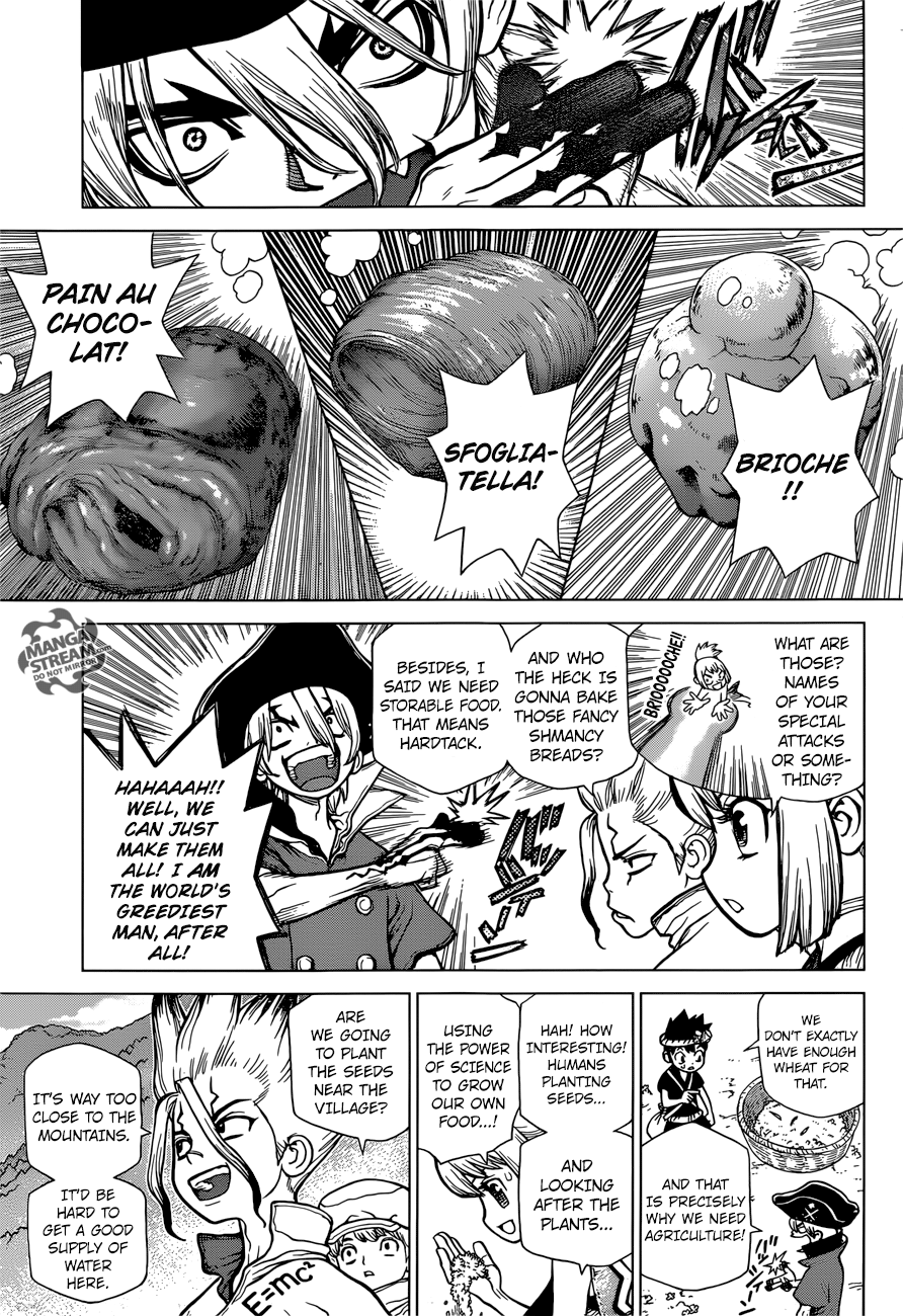 Dr.Stone, Chapter 91 Z=91 If They Have No Bread, Then Let Them Make It From Wheat!! image 04