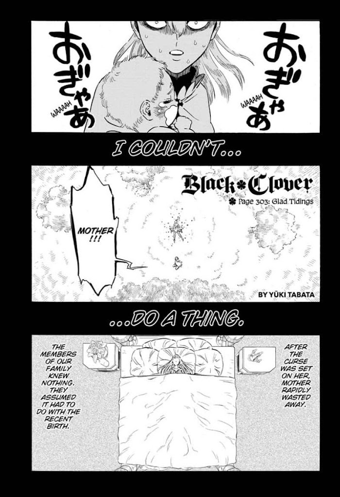 Black Clover, Chapter 303  Page 303 Glad Tidings image 01