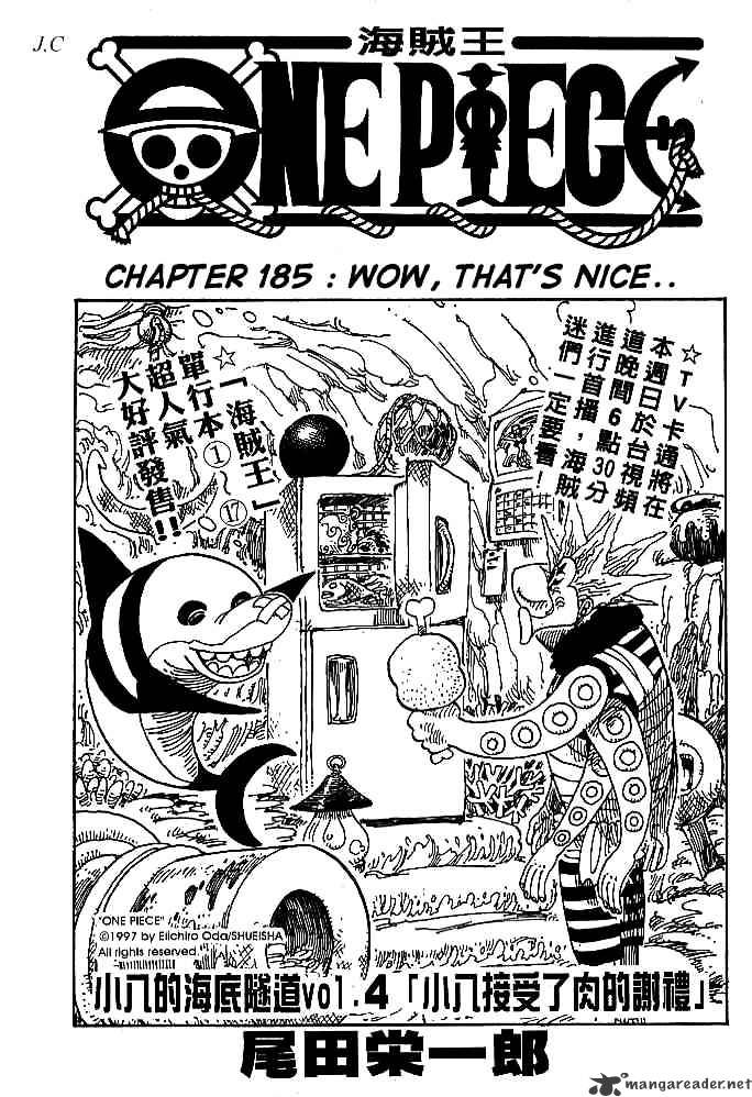 One Piece, chapter 185 image 01