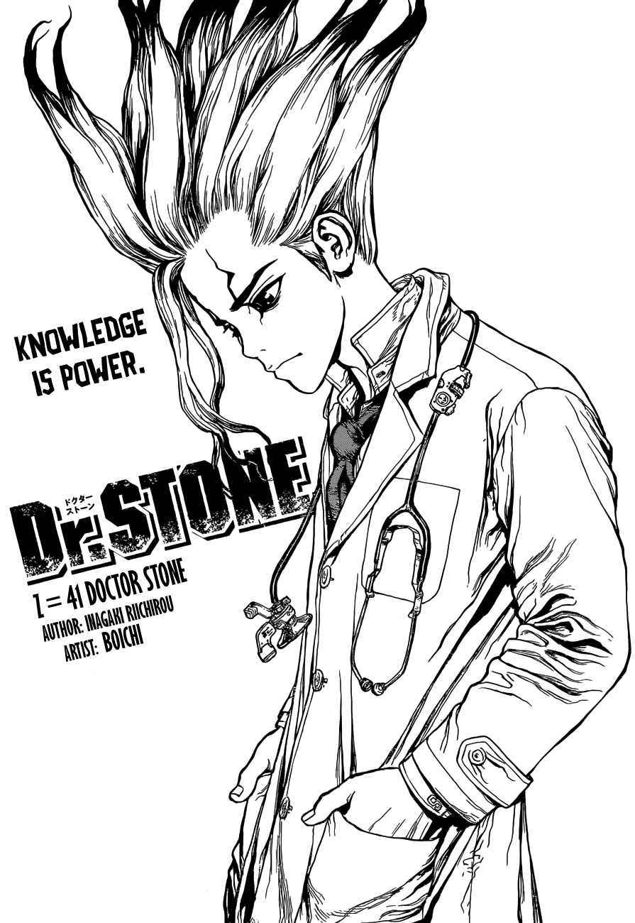 Dr.Stone, Chapter 41  Doctor Stone image 01