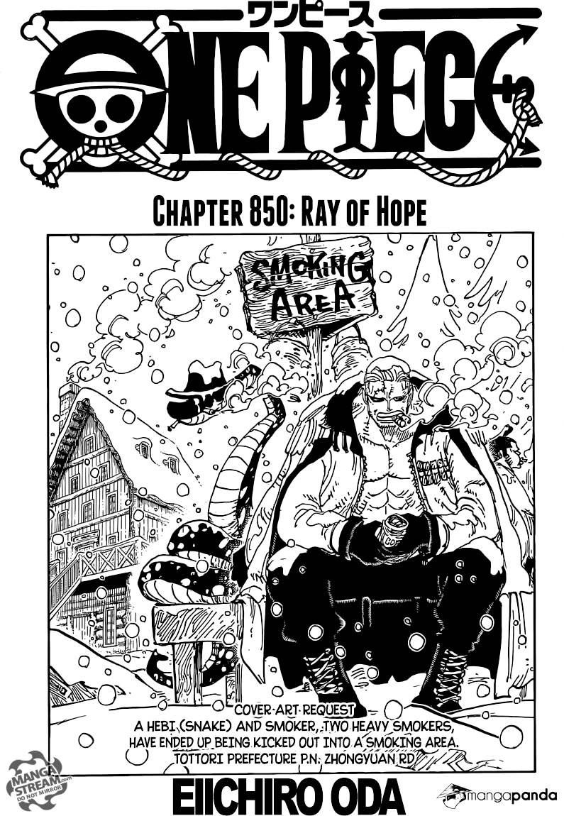 One Piece, chapter 850 image 02