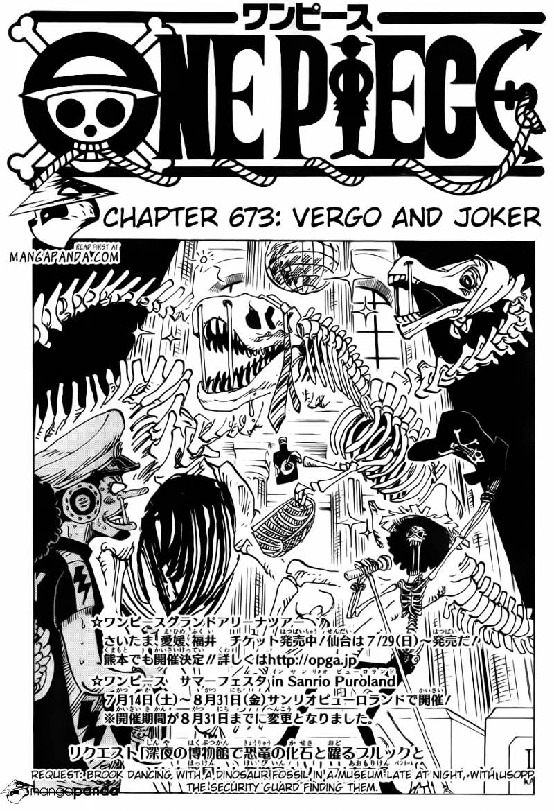 One Piece, chapter 673 image 01
