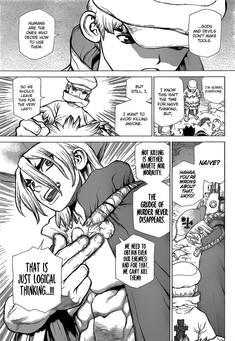 Dr.Stone, Chapter 124 The invention of God and the Devil image 12