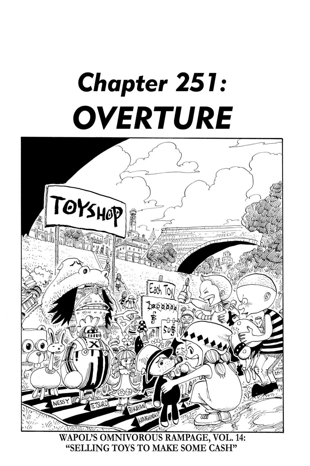 One Piece, Chapter 251 image 01