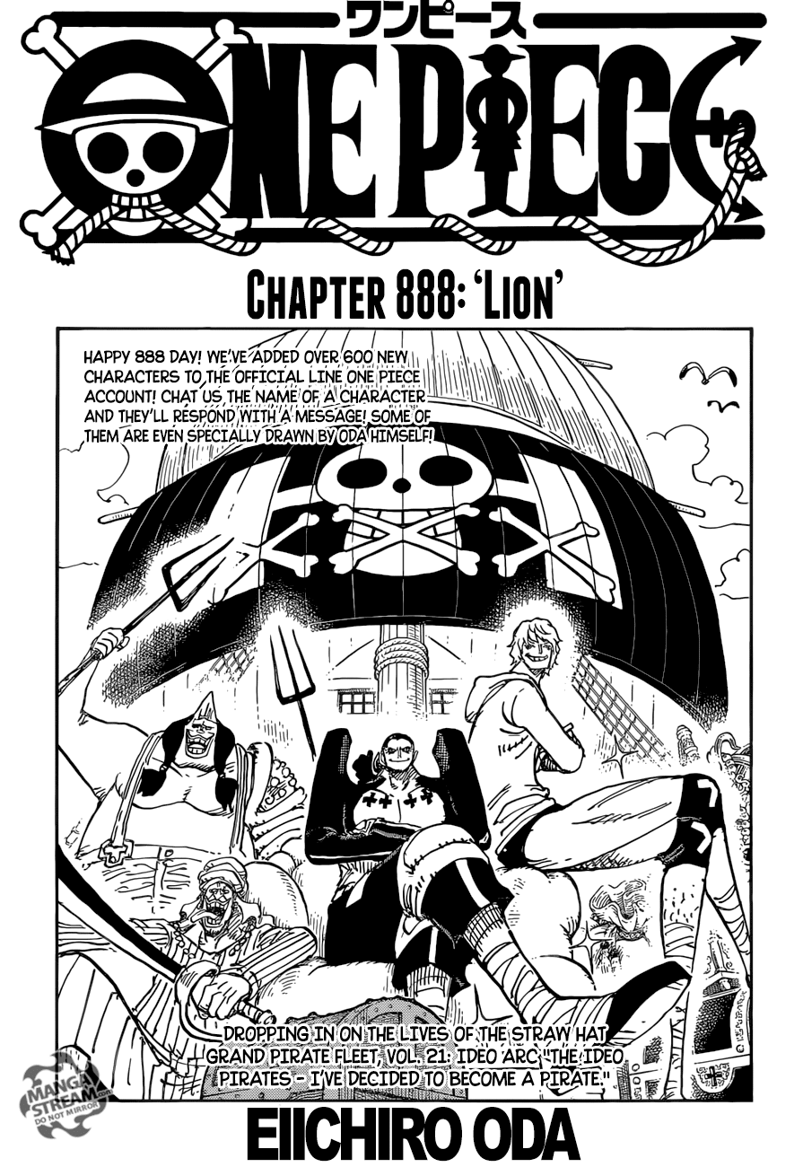 One Piece, chapter 888 image 01