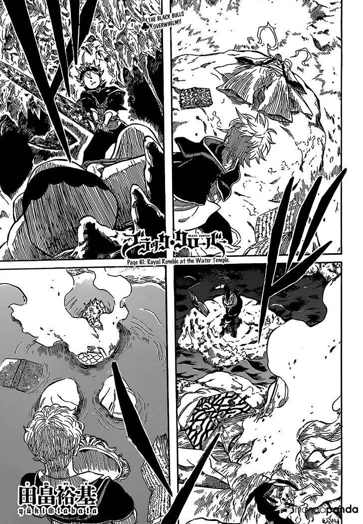 Black Clover, Chapter 61  Royal Rumble At The Water Temple image 02