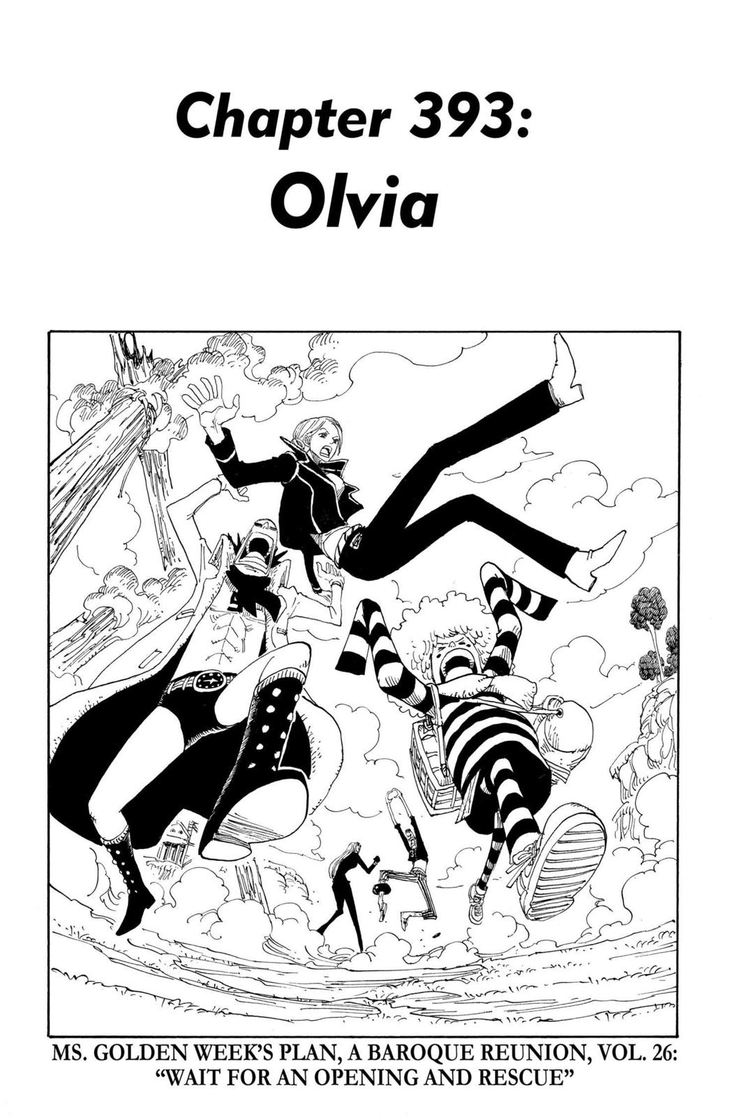 One Piece, Chapter 393 image 01