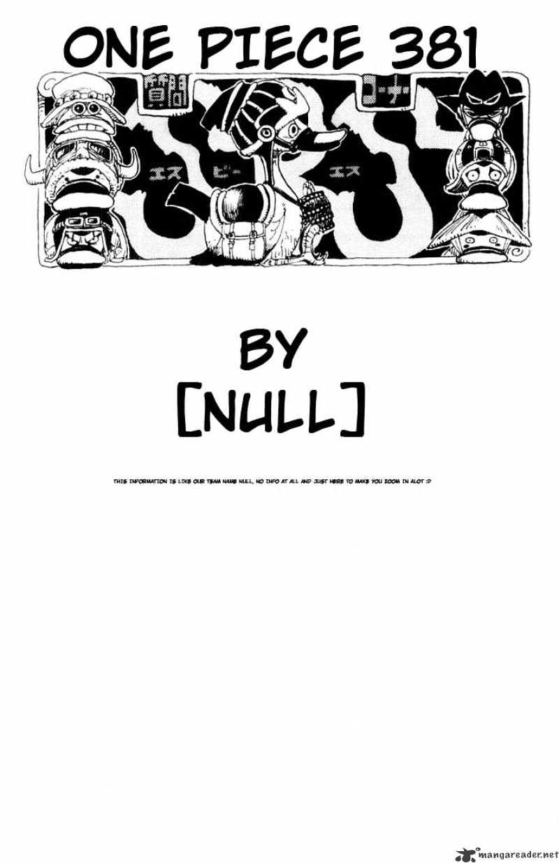 One Piece, chapter 381 image 19