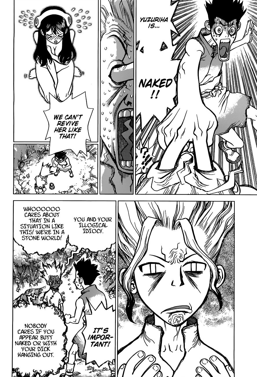 Dr.Stone, Chapter 3  King of the Stone World image 05