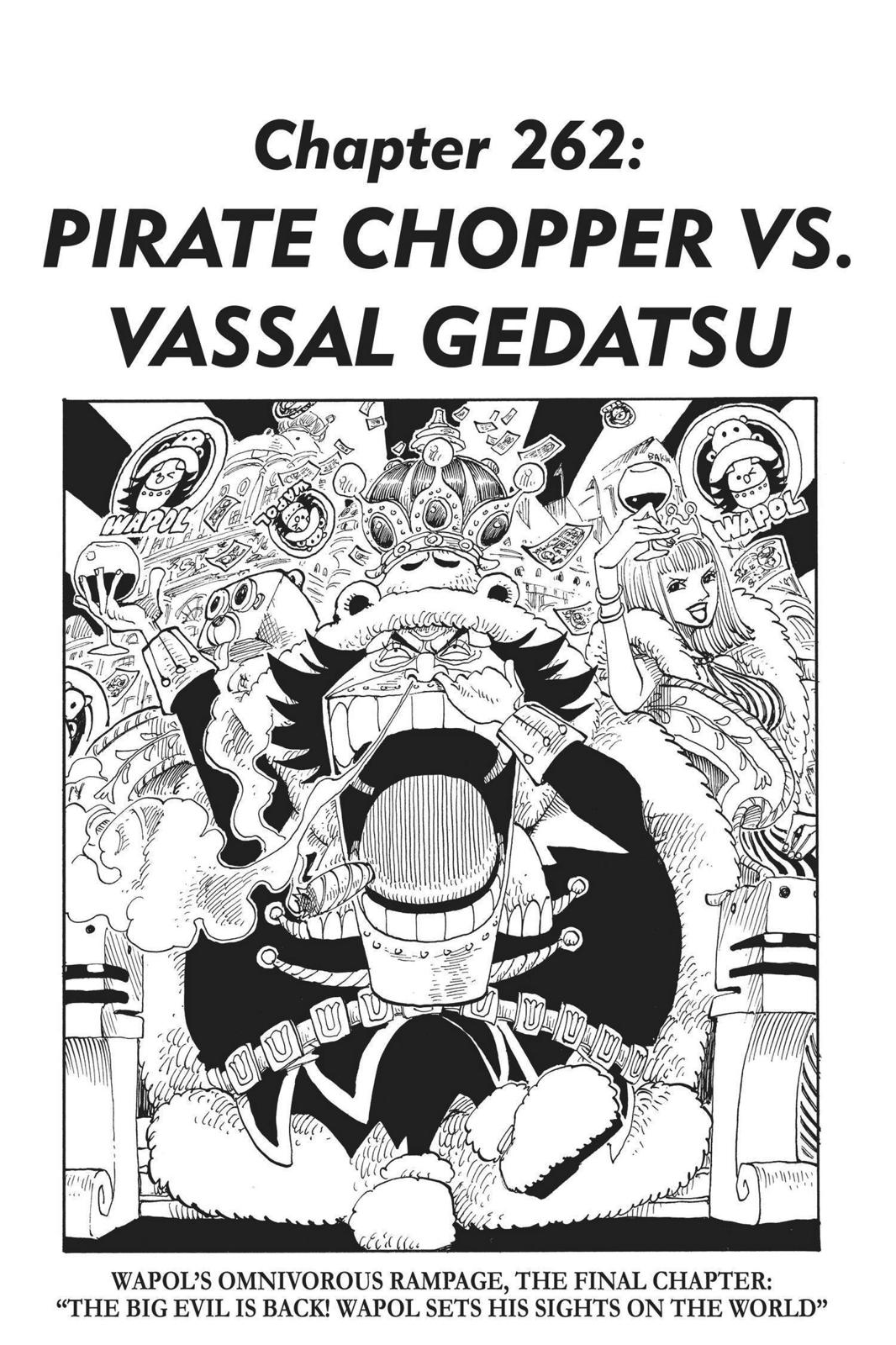 One Piece, Chapter 262 image 01