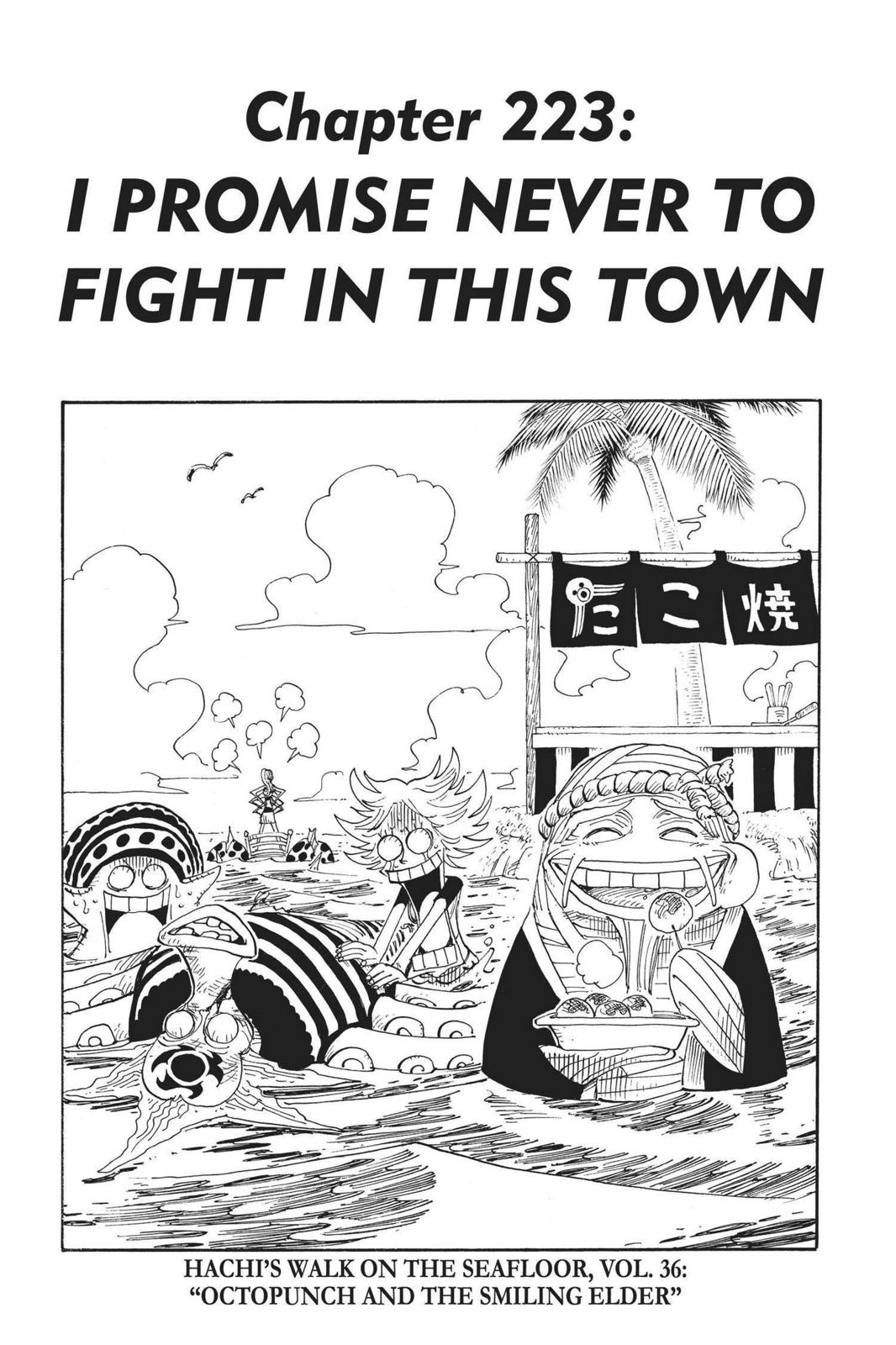 One Piece, Chapter 223 image 01