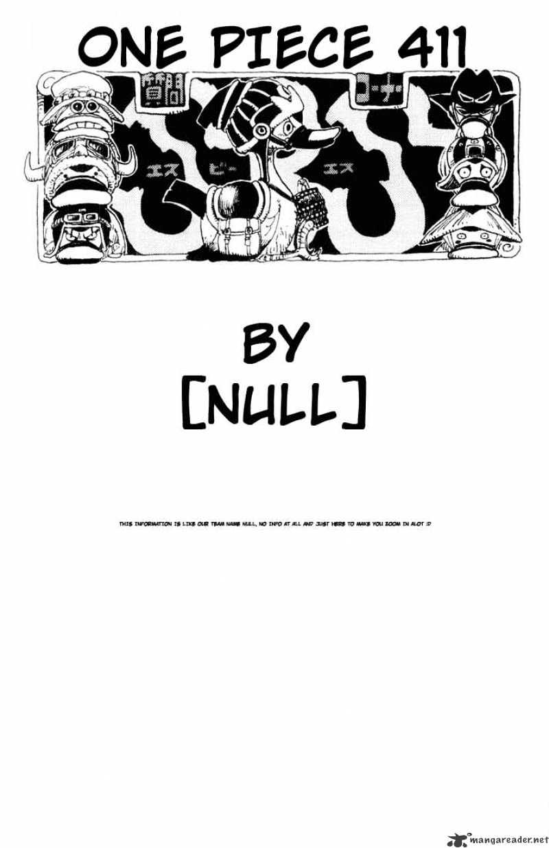 One Piece, chapter 411 image 18