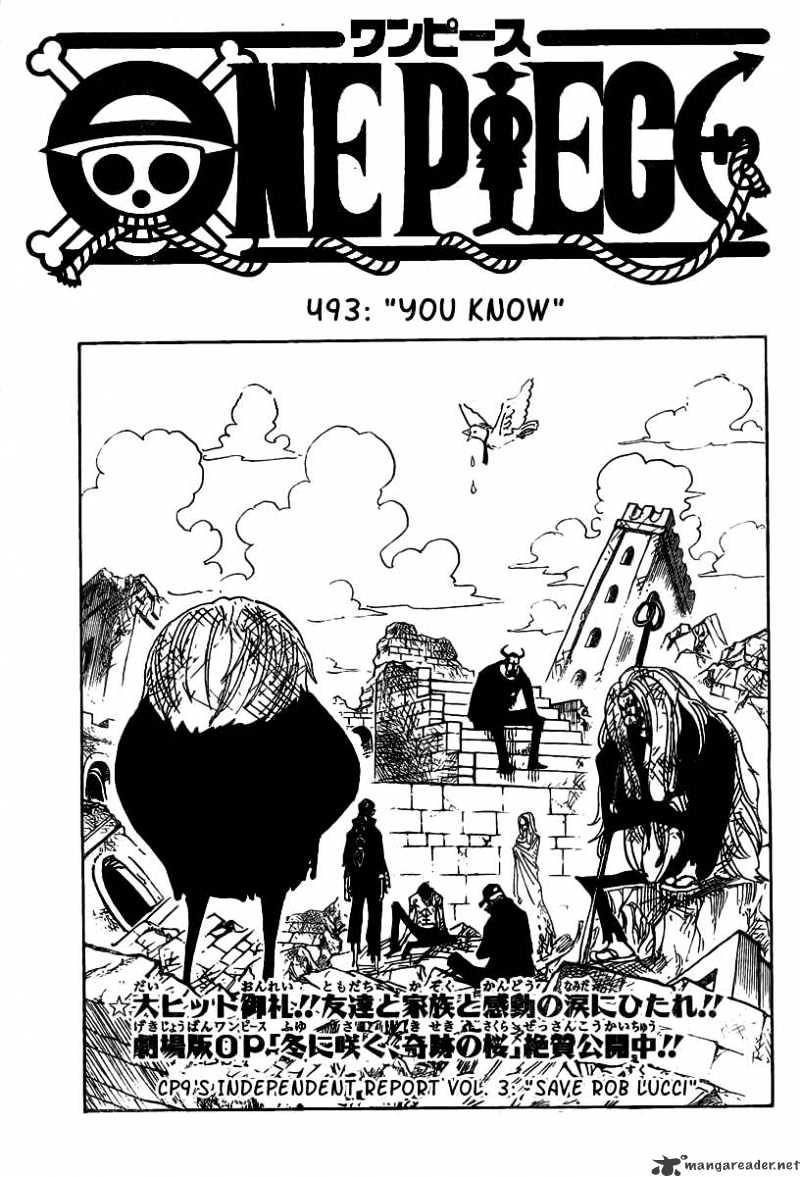 One Piece, chapter 493 image 01