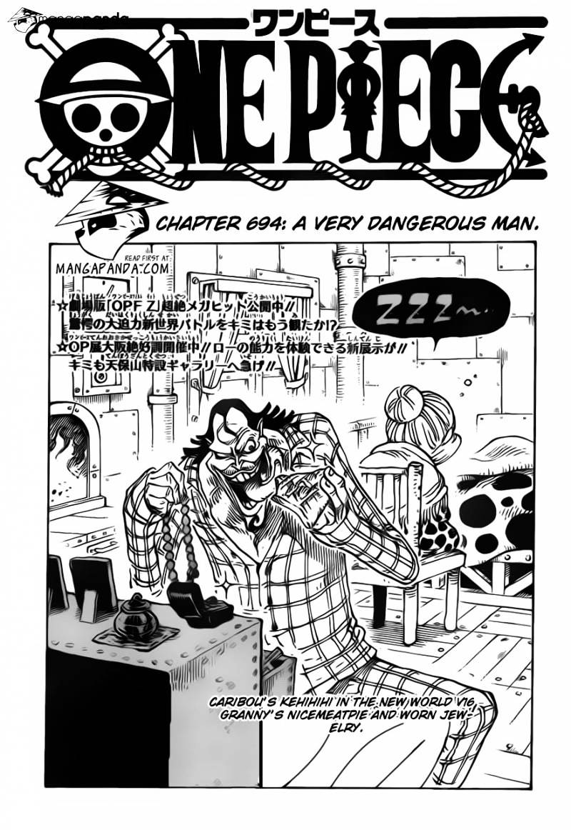 One Piece, chapter 694 image 03