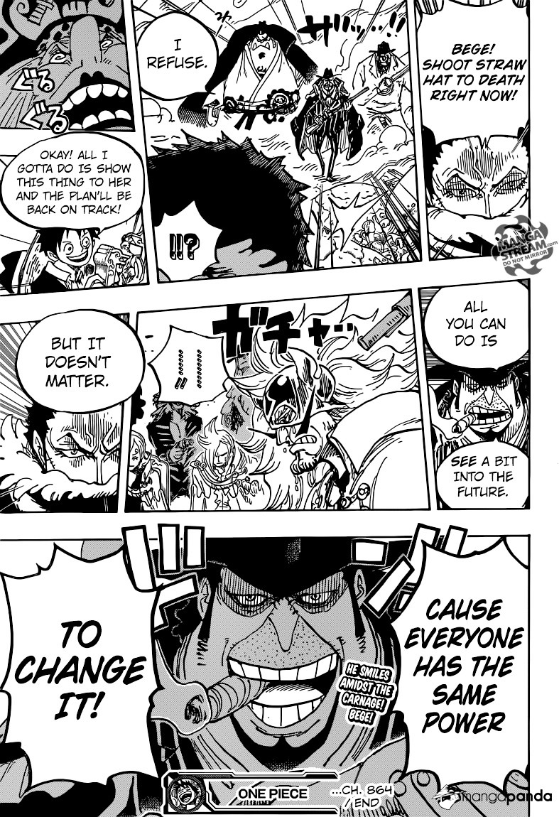 One Piece, chapter 864 image 16