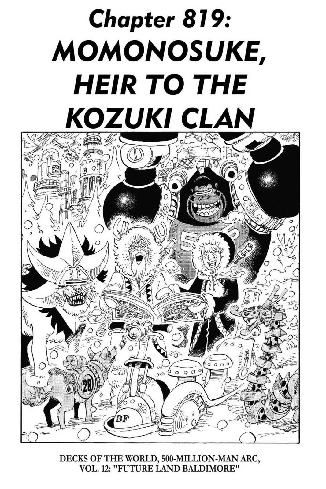 One Piece, Chapter 819 image 01