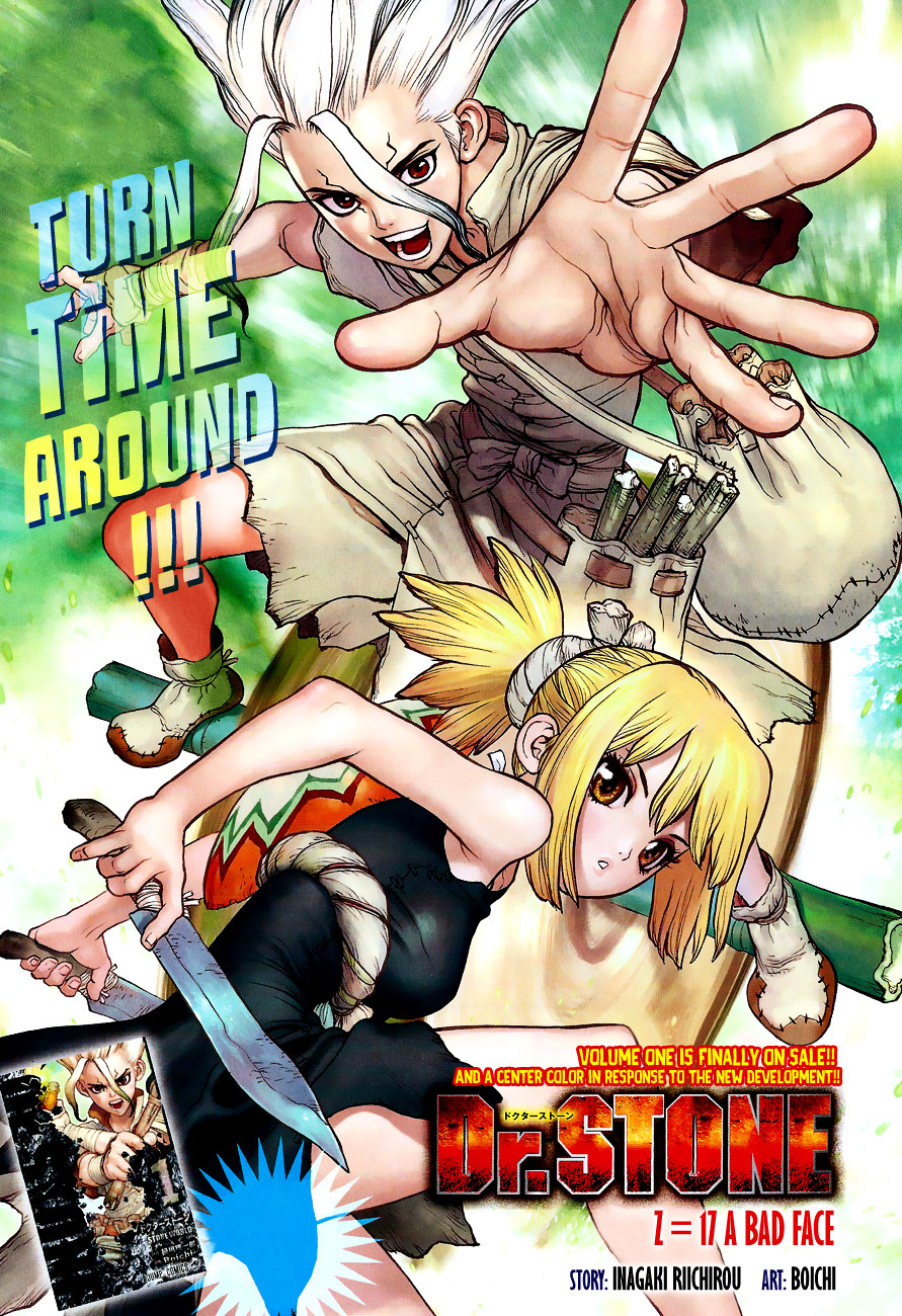 Dr.Stone, Chapter 17  A Bad Face image 01