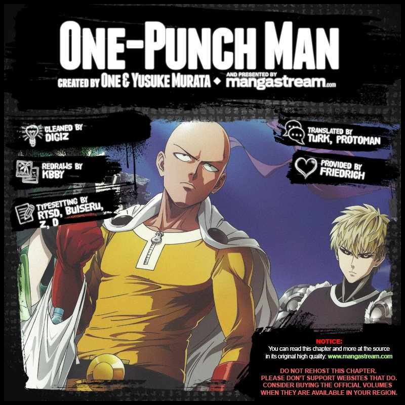 One Punch Man, Chapter 92 - Manhole image 02