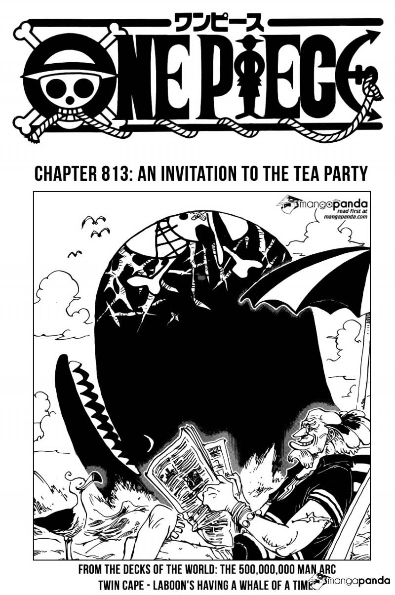 One Piece, chapter 813 image 01