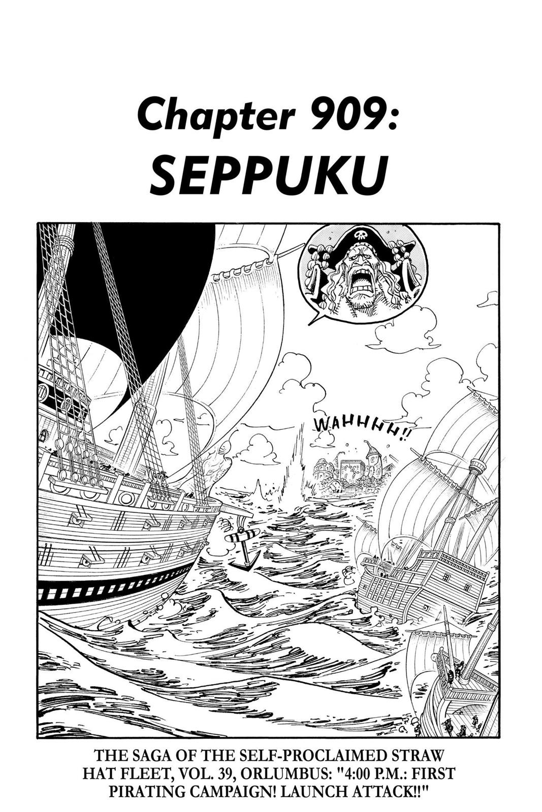 One Piece, Chapter 909 image 01