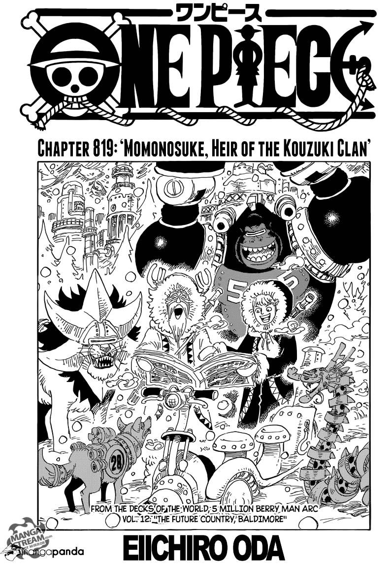 One Piece, chapter 819 image 01