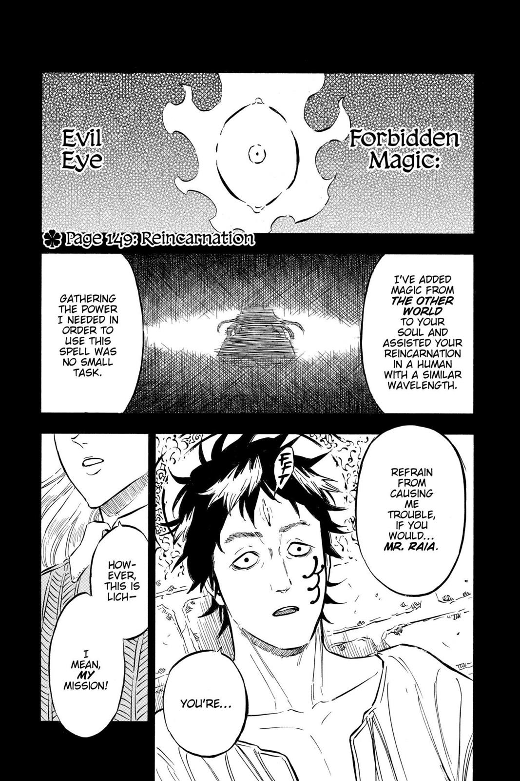 Black Clover, Chapter 149 image 01