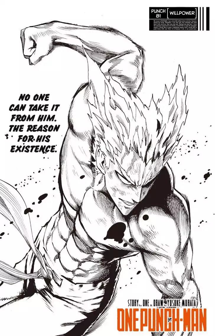 One Punch Man, Chapter 81 Willpower image 01