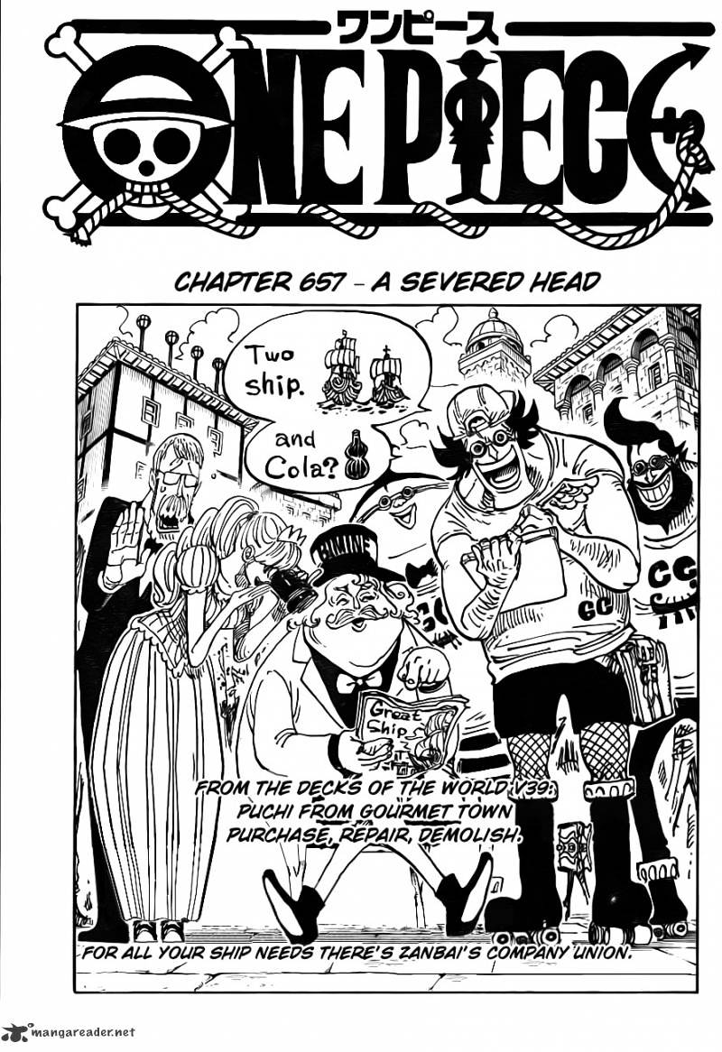 One Piece, chapter 657 image 01