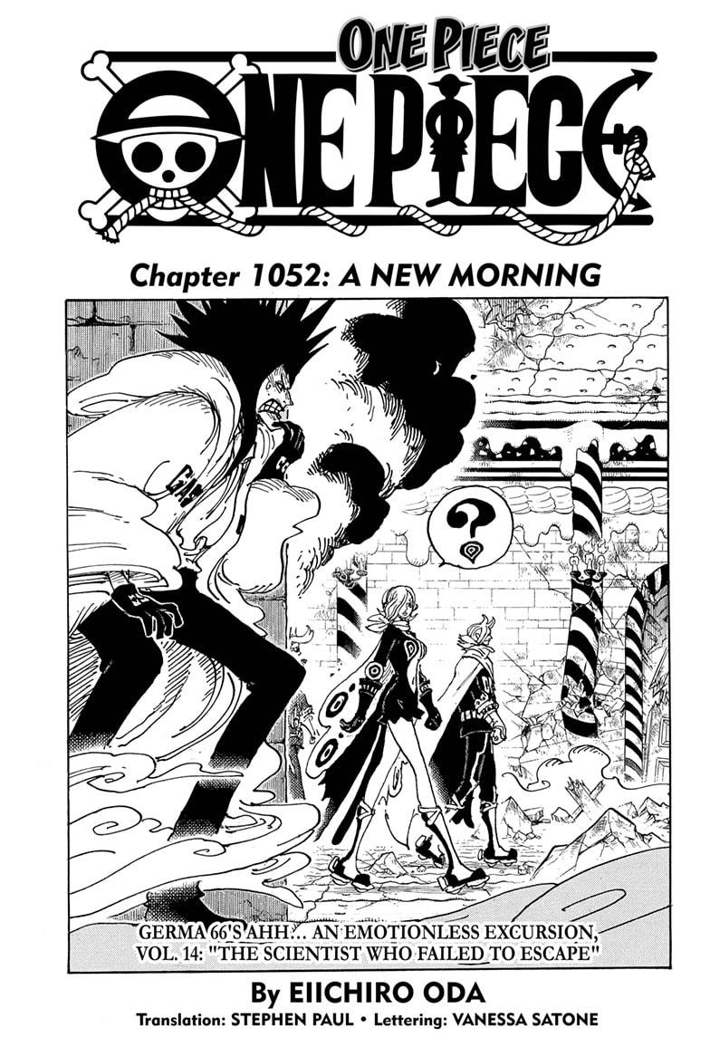 One Piece, Chapter 1052 image 01
