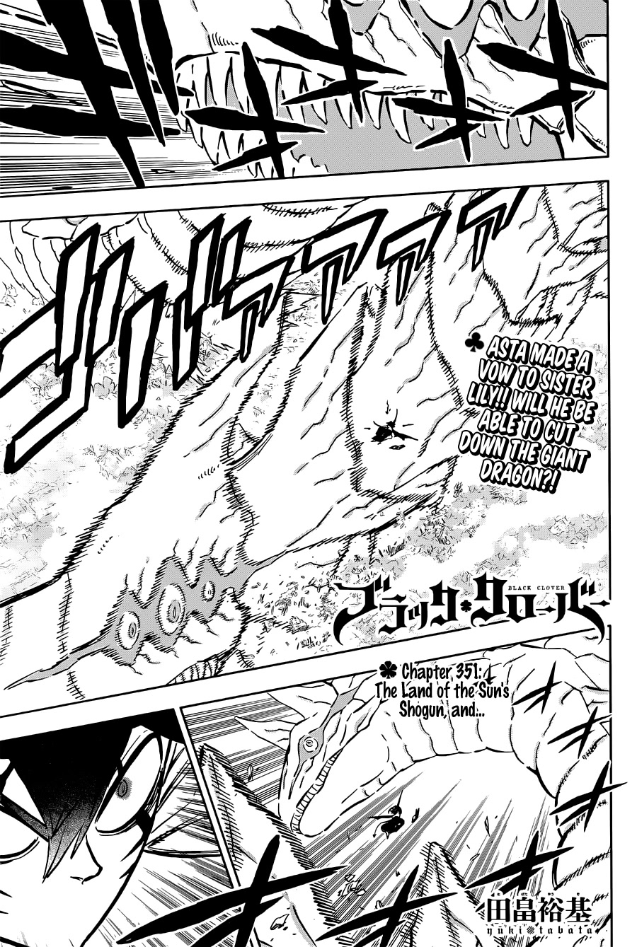 Black Clover, Chapter 351 The Land Of The Sun