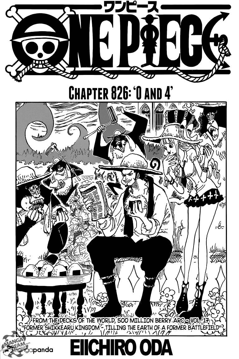 One Piece, chapter 826 image 01