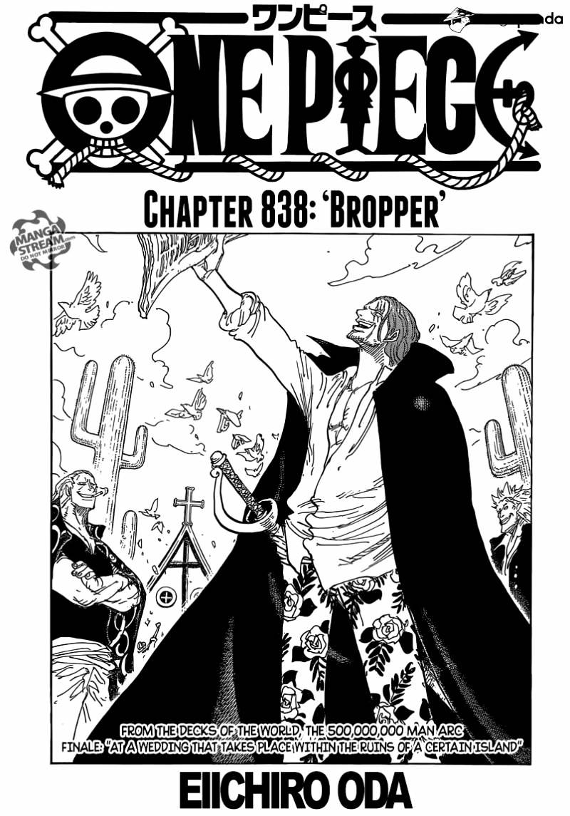 One Piece, chapter 838 image 01