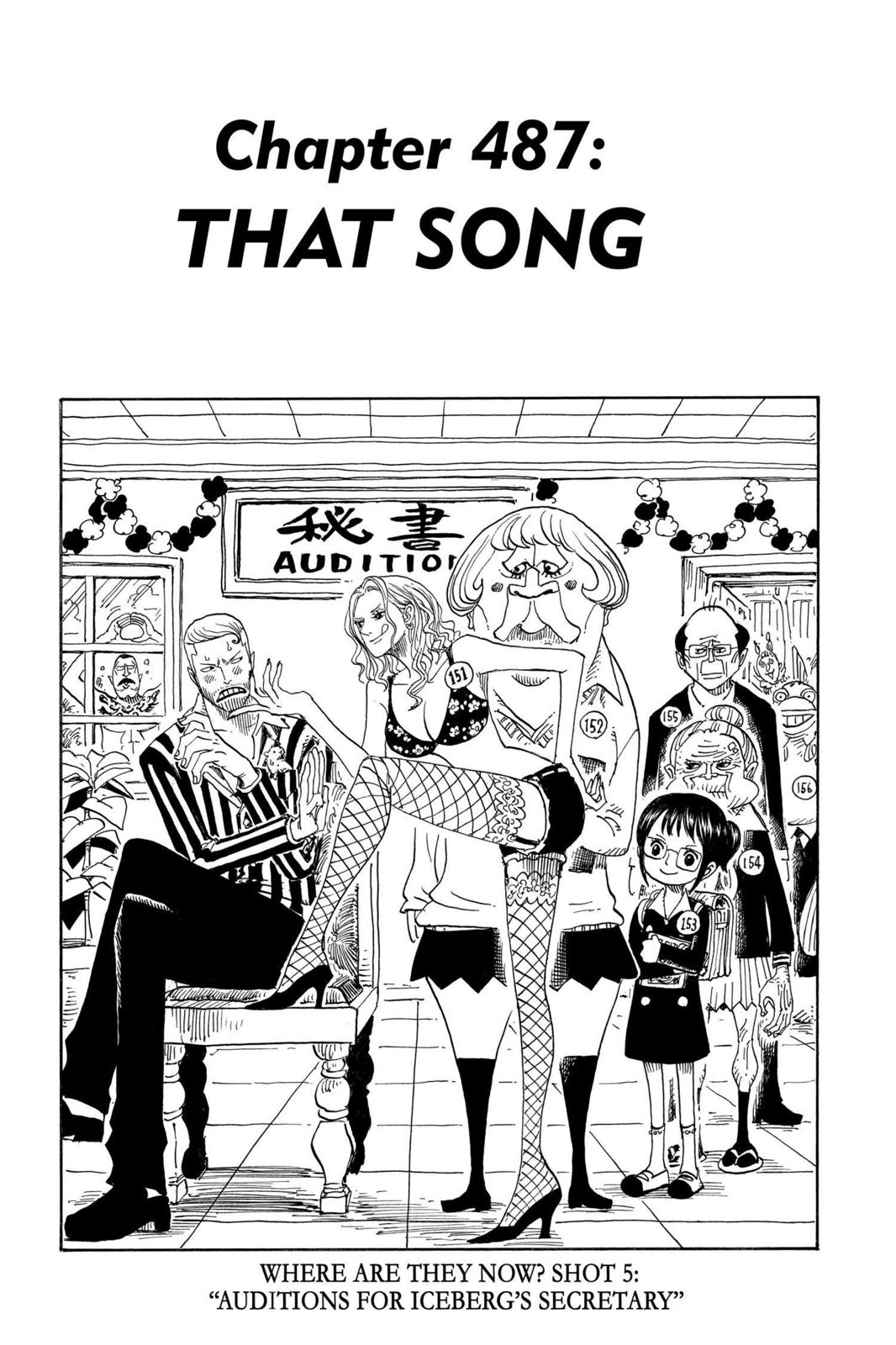 One Piece, Chapter 487 image 01