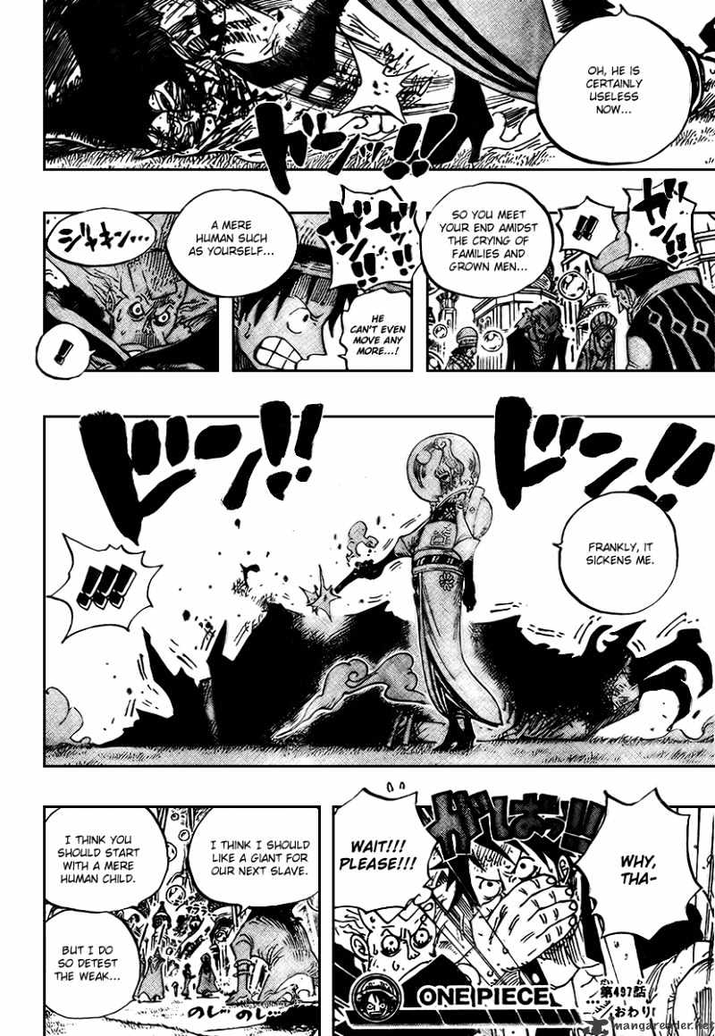 One Piece, chapter 497 image 18