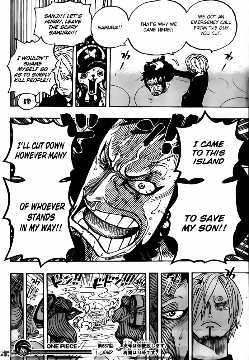 One Piece, chapter 657 image 16