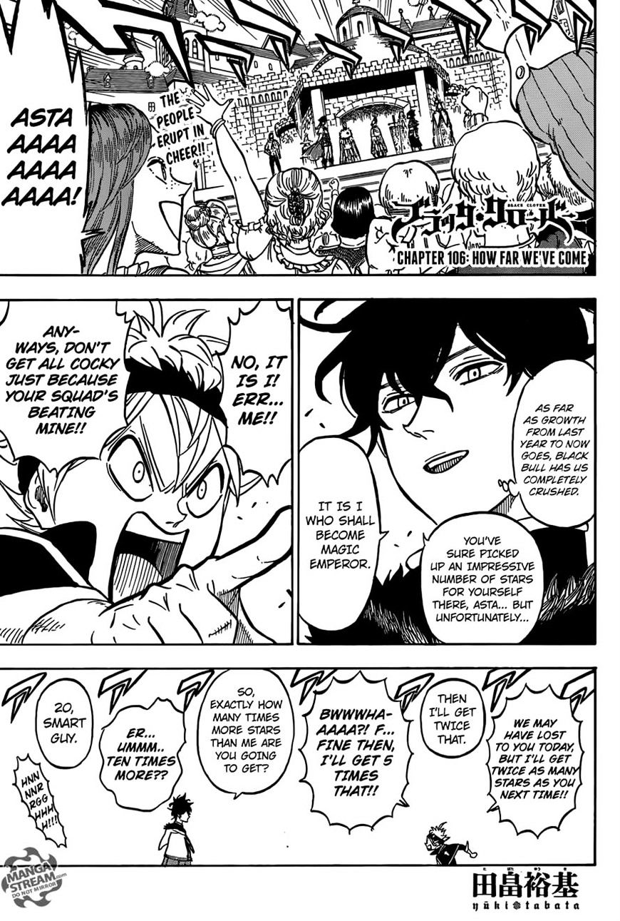 Black Clover, Chapter 106 image 01