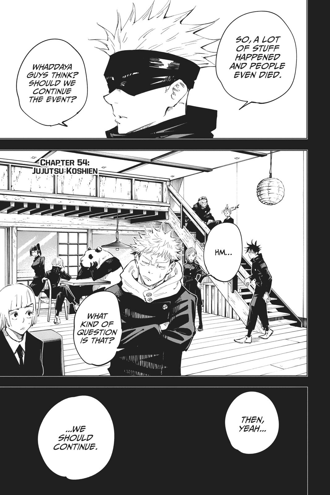 Jujutsu Kaisen, Chapter 54 image 01