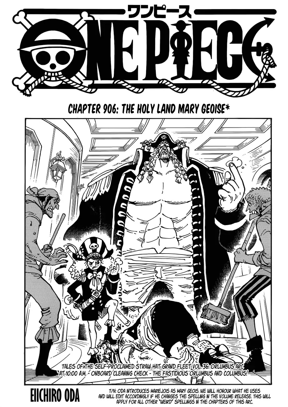One Piece, chapter 906 image 01