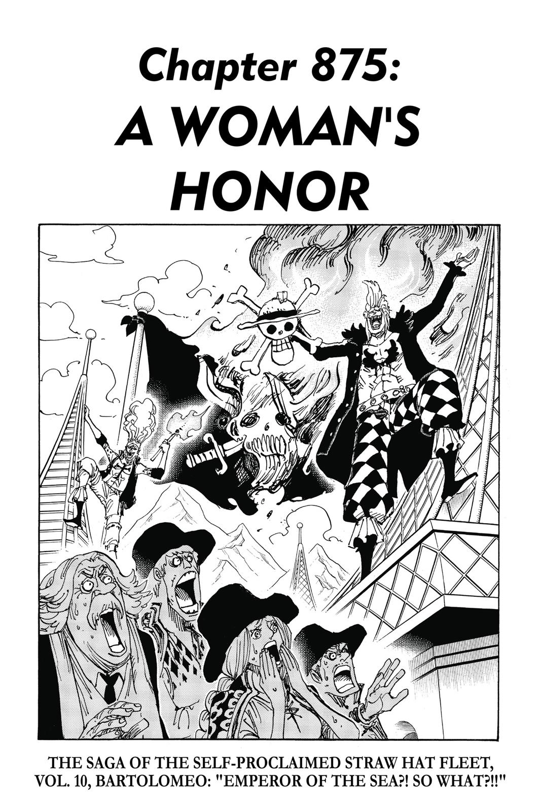 One Piece, Chapter 875 image 01
